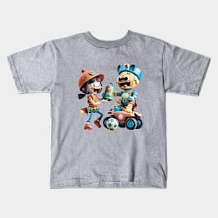 PLAYFUL DESIGN WITH TOYS Kids T-Shirt